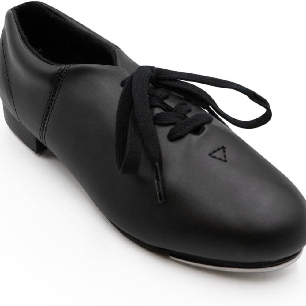 Women Ballet Tap Shoes Faux Leather Suede Sole Padded Microfiber Support